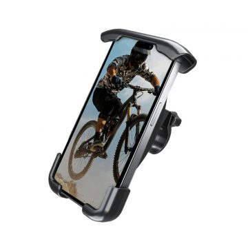   Crong Bikeclip Enduro - Nosač za telefon za bicikle i motocikle (crni)