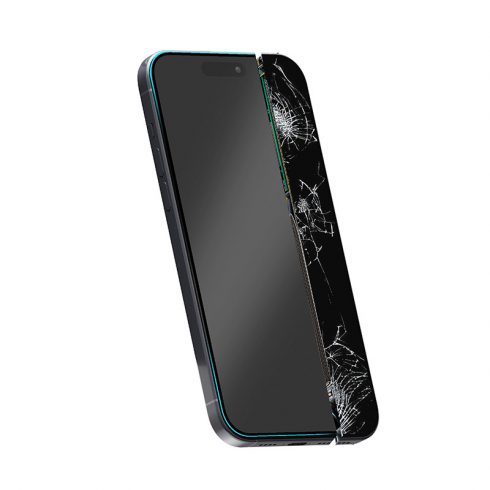 Crong Nano Glass - Nesalomljivo hibridno staklo iPhone 15