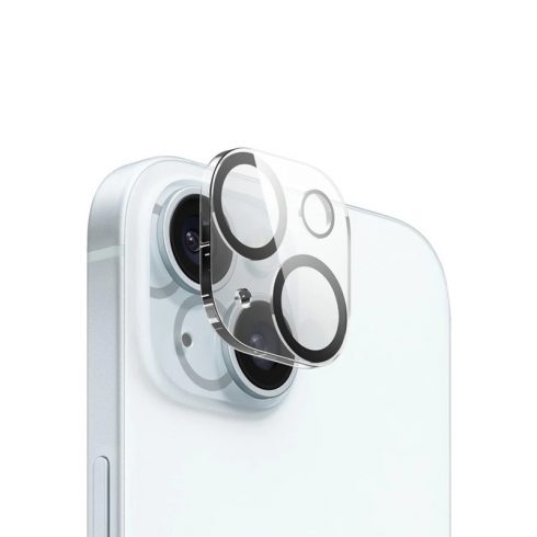 Crong Lens Shield - Staklo za kameru i leće za iPhone 15 / iPhone 15 Plus