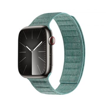   Crong Melange - Magnetni remen za Apple Watch 42/44/45/49 mm (tirkizni melange)