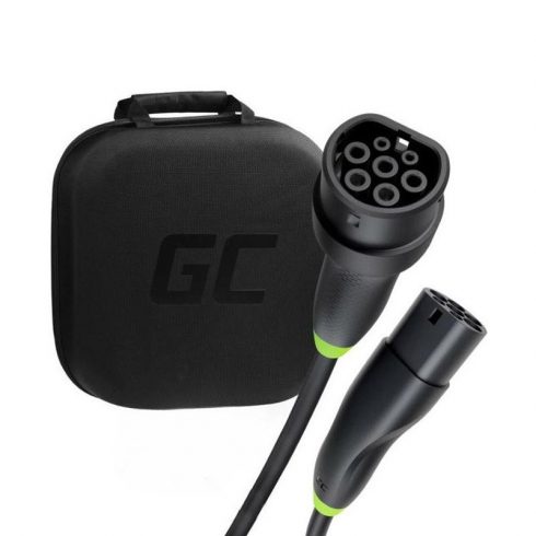 Green Cell - GC Snap Type 2 EV kabel za punjenje 22 kW 5 m za Tesla Model 3 / S / X / Y, VW ID.3, ID.4, Kia EV6, Audi E-Tron, Fiat 500e