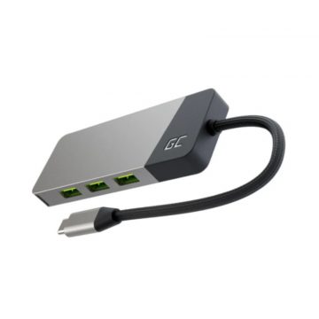   Green Cell - Priključna stanica HUB USB-C HDMI 4K DEX SD & MicroSD utor za karticu USB 3.1