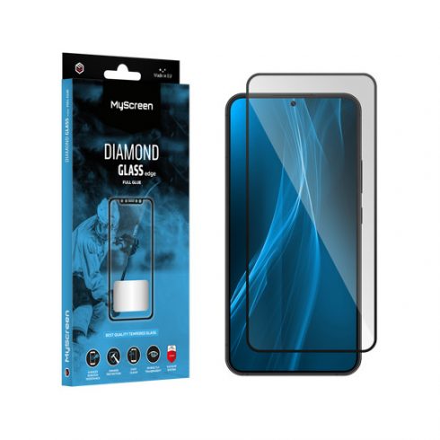 MyScreen DIAMOND GLASS LITE edge FULL GLUE crno zaštitno staklo Samsung Galaxy S22/S23