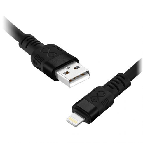 USB-A kabel - Lightning eXc WHIPPY Pro, 0.9M, 29W, brzo punjenje, tamna mješovita boja