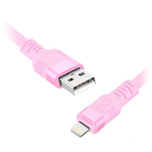 USB-A kabel - Lightning eXc WHIPPY Pro, 0.9M, 29W, brzo punjenje, mix pastelnih boja