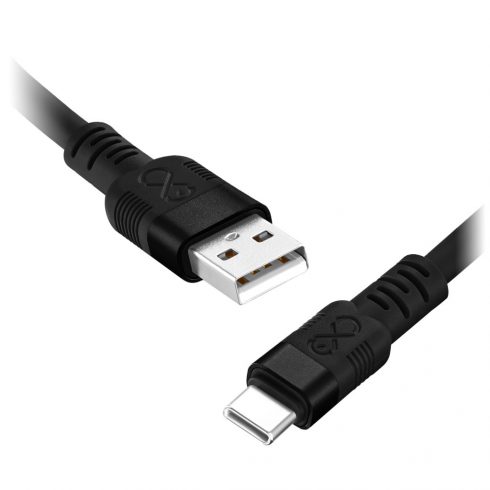 USB-A - USB-C eXc WHIPPY Pro kabel, 2M, 60W, brzo punjenje, tamna mješovita boja