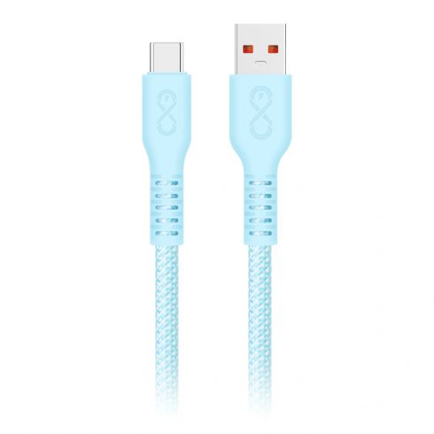 USB-A - USB-C eXc IMMORTAL kabel, 2 m, 30 W, brzo punjenje, mješovite boje