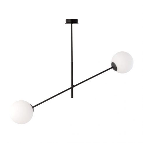 LAINA viseća lampa, max snaga 2x40W, E14, crno-bijela