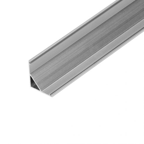 Aluminijski profil za LED trake, 2000 x 15,8 x 15,8 mm, kvadratni, srebrni