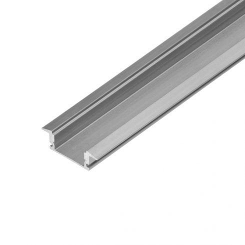 Aluminijski profil za LED trake, 2000 x 24,5 x 6,85 mm, uvučen u gips karton, srebrni