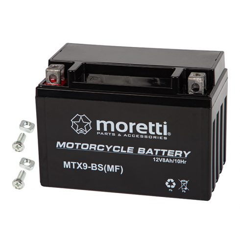 82-350# akumulator za motocikle 12v 8ah mtx9-bs moretti