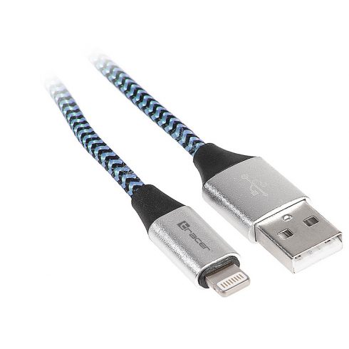 TRACER USB 2.0 iPhone AM - lightning kabel 1.0 m crno-plavi