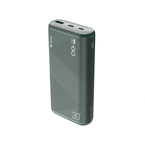 Power bank TRACER KORI 20000mAh QC3.0-PD20W GR zelena