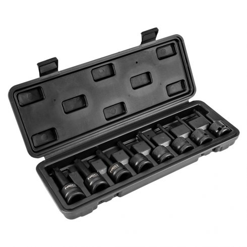 Torx 1/2" udarni ključevi, set od 8 komada.