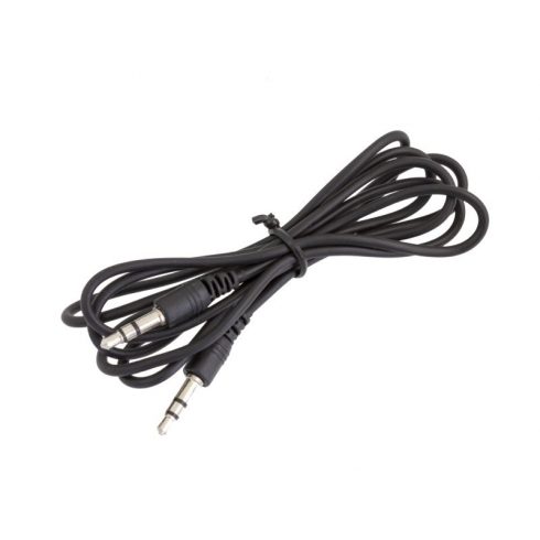  AK293A 3,5 mm jack audio kabel, 1 m crni