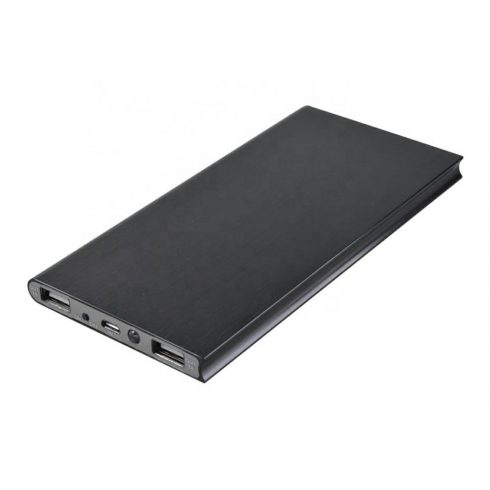 US13A Power bank 20000 tanki aluminijski crni