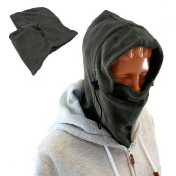 BQ42B Balaclava maska od flisa 3 u 1 siva