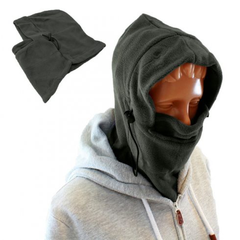 BQ42B Balaclava maska od flisa 3 u 1 siva