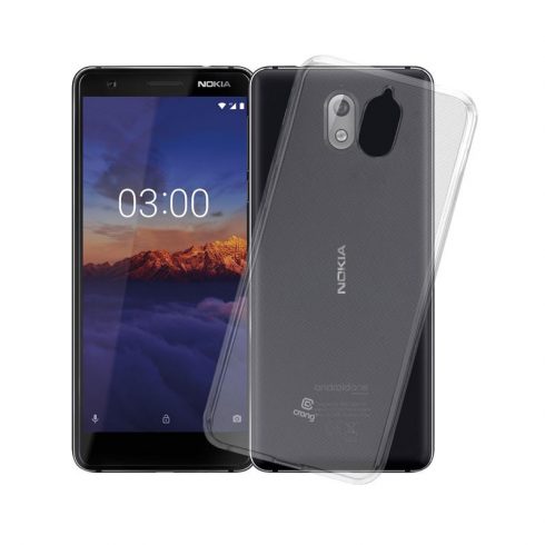 Crong Crystal Slim Cover - Zaštitna torbica za Nokiu 3.1 (prozirna)