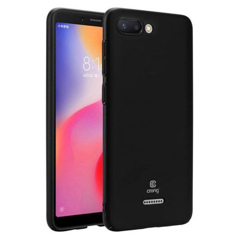 Crong Smooth Skin - Zaštitna torbica za Xiaomi Redmi 6A (crna)