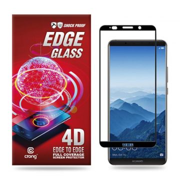   Crong Edge Glass - 9H staklena zaštita od ruba do ruba s punim ljepilom za Huawei Mate 10