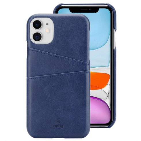 Crong Neat Cover - torbica od PU kože za iPhone 11 Pro (plava)