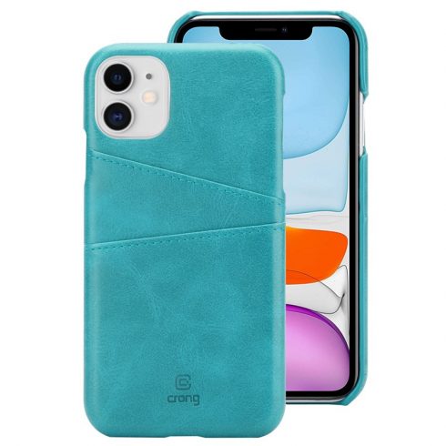 Crong Neat Cover - torbica od PU kože za iPhone 11 Pro (zelena)