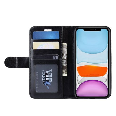 Crong Booklet Wallet - torbica od PU kože za iPhone 11 Pro Max (crna)