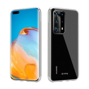   Crong Crystal Slim Cover - Zaštitna torbica za Huawei P40 Pro (prozirna)