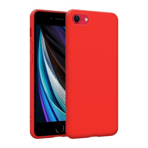 Crong Color Cover - Fleksibilna maska ​​za iPhone 8/7 (crvena)