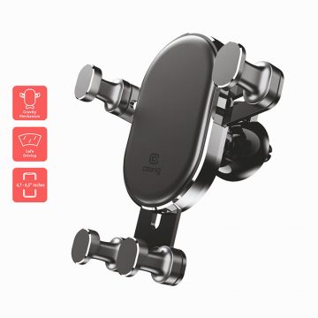   Držač za automobil Crong Gravity Auto-Lock 4.7 ”-6.5” (crni)