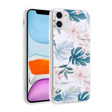 Crong Flower Case – maska ​​za iPhone 11 (uzorak 01)