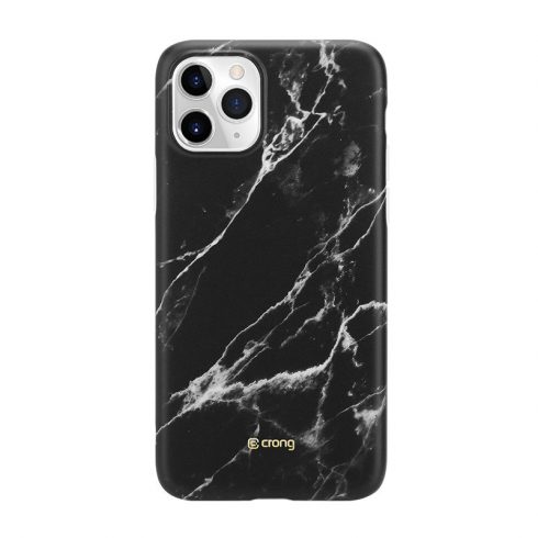 Crong Marble Case – Futrola za iPhone 11 Pro (crna)