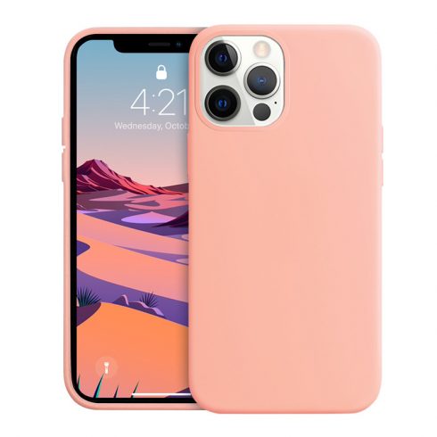 Crong Color Cover - Fleksibilna maska ​​za iPhone 12 Mini (Rose Pink)