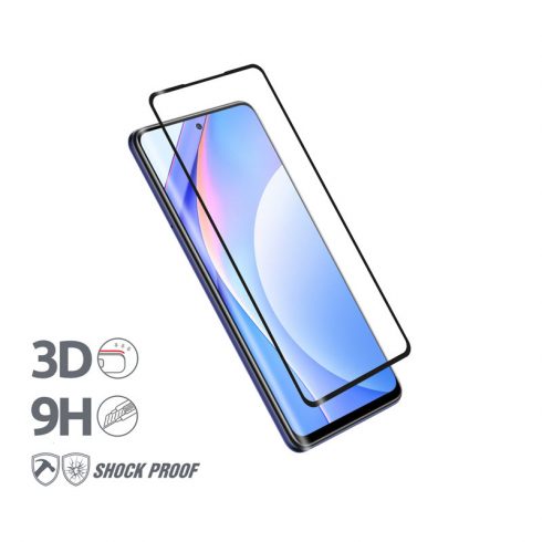 Crong 3D Armor Glass - Kaljeno staklo Full 9H Ljepilo na ekranu Xiaomi Mi 10T Lite