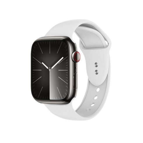 Crong Liquid Band za Apple Watch 38/40/41 mm (bijeli)