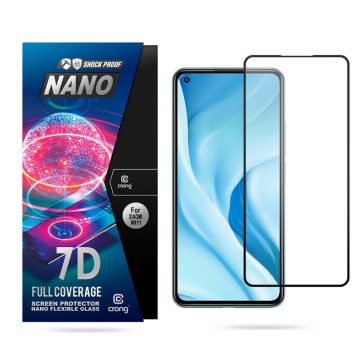   Crong 7D Nano Fleksibilno staklo – hibridna zaštita za ekran pune pokrivenosti 9H Xiaomi Mi 11 Lite 5G