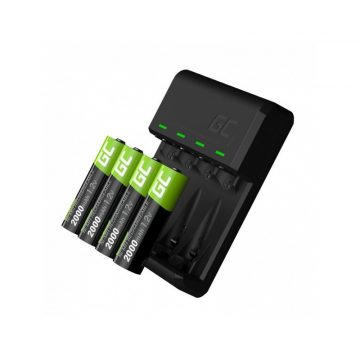   Punjač Green Cell GC VitalCharger + 4x baterije AA 2000mAh Ni-MH