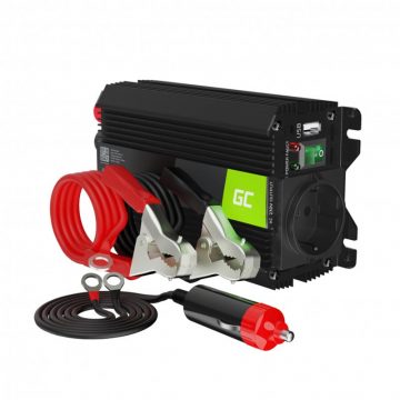   Green Cell - Pretvarač napona Inwerter PRO 12V na 230V 300W / 600W Modificirani sinusni val