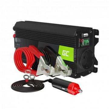   Green Cell - Pretvarač napona Inwerter PRO 12V na 230V 500W / 1000W Modificirani sinusni val