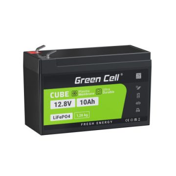   Green Cell - LiFePO4 12V 12.8V 10Ah baterija za fotonaponske sustave, kampere i čamce