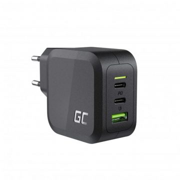   Green Cell GC PowerGaN 65 W (2x USB-C Power Delivery, 1x USB-A kompatibilan s Quick Charge 3.0)