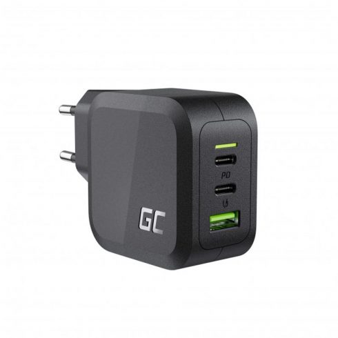 Green Cell GC PowerGaN 65 W (2x USB-C Power Delivery, 1x USB-A kompatibilan s Quick Charge 3.0)