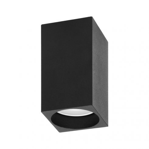 BARBRA DLS GU10 subwoofer max 50W, IP20, kvadratni, crni, aluminij