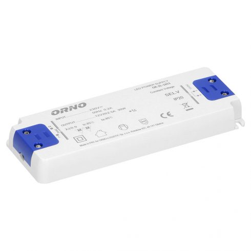 Ravno napajanje za LED 12VDC 30W, IP20, visina 18mm