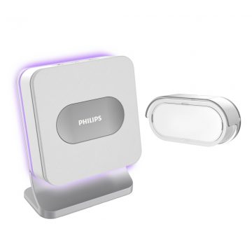   Philips WelcomeBell MP3 bežično zvono na vratima, 8 melodija, MP3 upload funkcija, radni domet max. 300 m