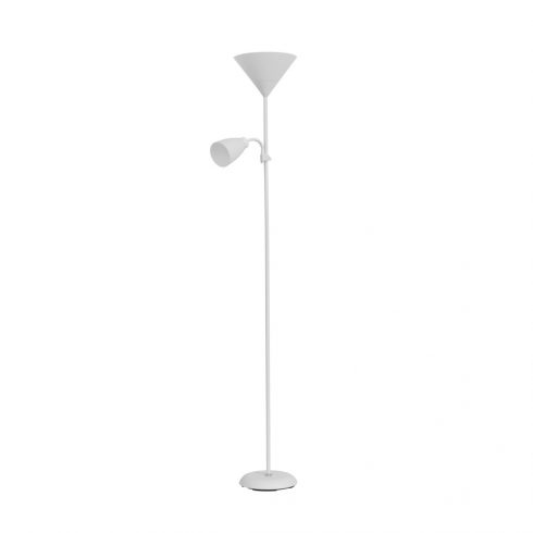 Podna lampa URLAR, 175 cm, max 25W E27, max 25W E14, bijela