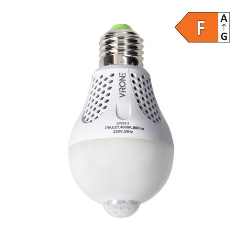 NAMIB LED PIR 7W A60, PIR žarulja 7W, 600lm, 4000K