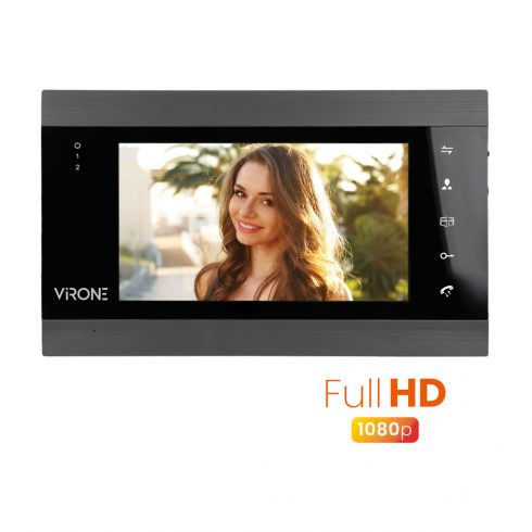 7" video monitor u boji (crni) s besplatnom aplikacijom za telefon