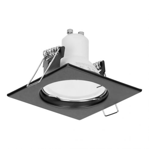 SUTRI SC ukrasni okvir za reflektorsku lampu, MR16/GU10 max 50W, kvadratni, fiksni, crni